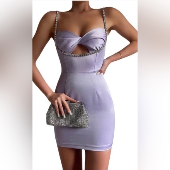 Runaway Dresses & Skirts - RUNAWAY SERAFINA MINI DRESS  LILAC SIZE S